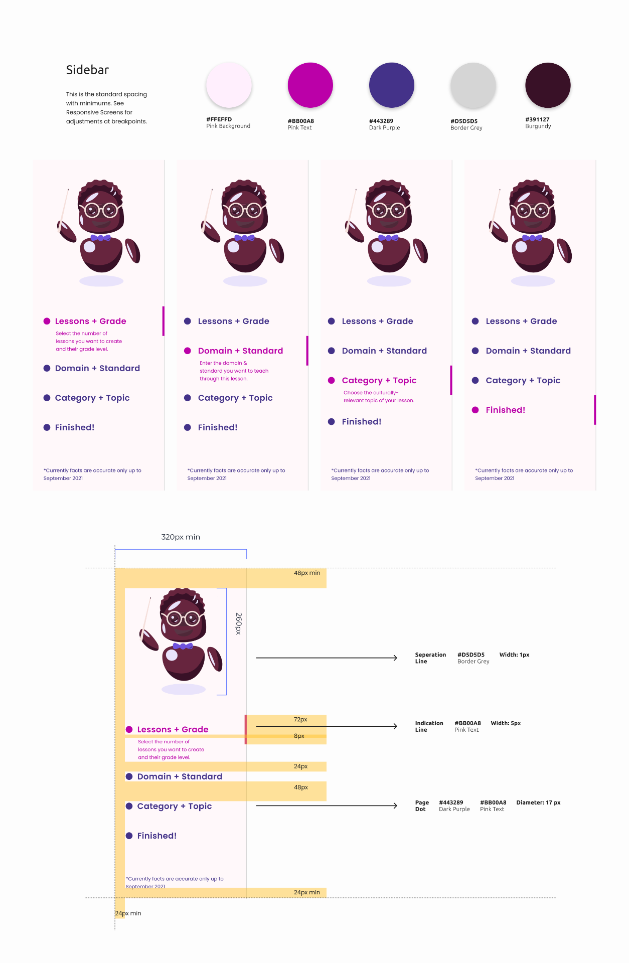 Onyx Design System — sidebar