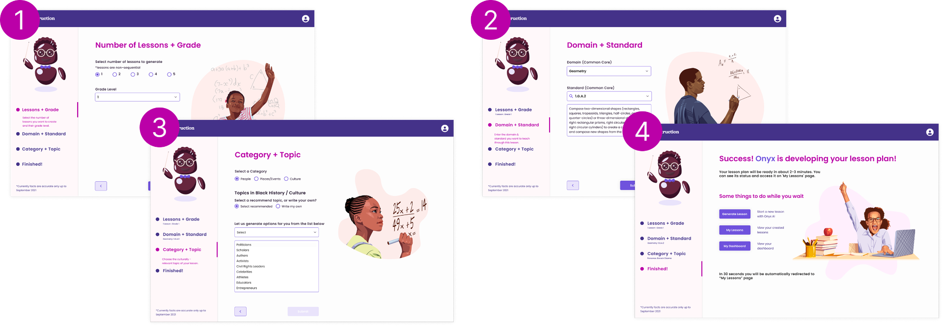 Onyx lesson plan creation steps